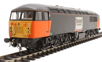 Class 56 in LoadHaul black and orange - unnumbered
