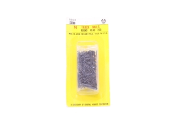 Flat round-head track nails - pack of 220