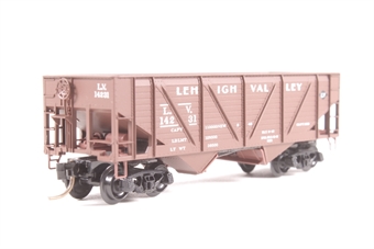 33' Twin Bay Hopper Wagon #14231/ 14001 "Lehigh Valley"