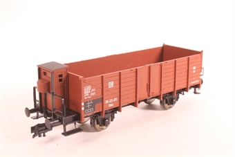Open Goods Wagon with Brakeman's Cab of the DR, Epoch III