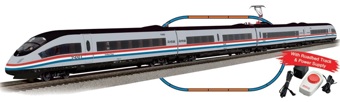 Amtrak ICE 3 Starter Set with Roadbed Track and Power Supply