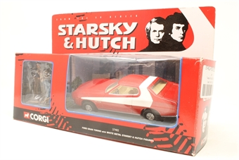 Ford Gran Torino with white metal Starsky & Hutch figures