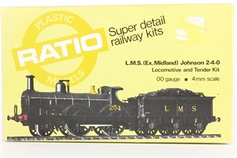 LMS Johnson 2-4-0 Locomotive & Tender Kit