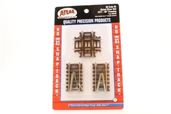 Code 83 Track 90-Degree Crossing