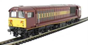 Class 58 58030 In EWS red and gold