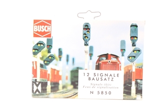 N 12 Asst Dummy Signals HO scale