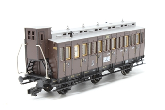 Third class compartment passenger car 'Weimar' of the KPEV 1762