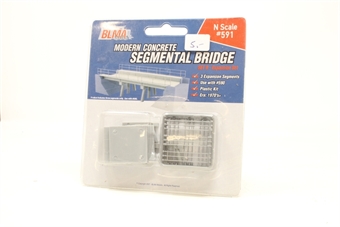Modern concrete segmental bridge kit add-on pack