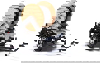 Cable Reel Trailer with Load, Gray