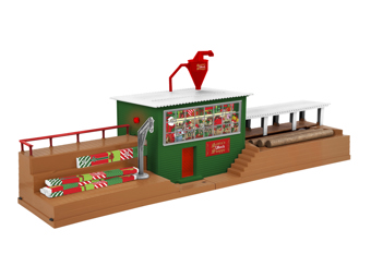 Santa's Workshop Sawmill w/Command Control & Sounds