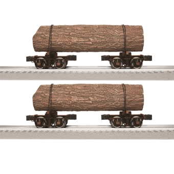 Logging Disconnect Trucks, Brown (2 pair)