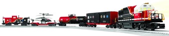 LionChief First Responders GP38 Set and RC Helicopter, Norfolk Southern (Bluetooth Equipped)