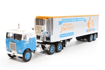 Freightliner COE tractor & 40' reefer trailer 'Howard Johnsons'