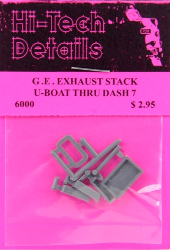 GE Exhaust Stack for U Boats Thru Dash 7 Version