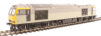 Class 60 in Railfreight triple grey - unbranded and unnumbered