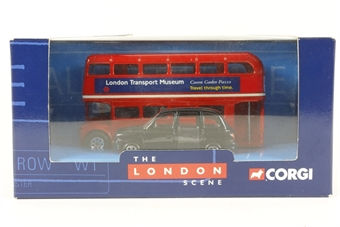 London Routemaster Bus & TX1 Taxi set