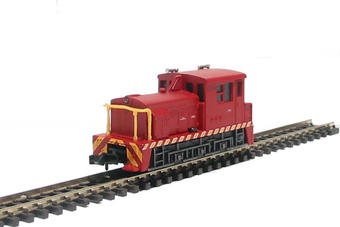MDT Plymouth - red with yellow stripes