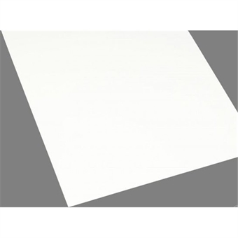 Styrene White Sheet  194mm x 320mm x 1.50mm thickness