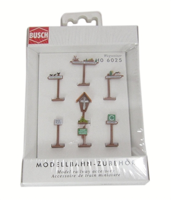 Assorted Sign Posts HO scale