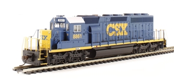 SD40-2 EMD 8861 of the CSX - DCC fitted