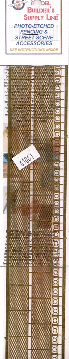 Security Fence, 2 Styles (750 Scale Feet) (d)