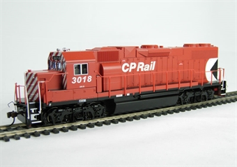 GP38-2 EMD 3018 of the Canadian Pacific Railway - digital fitted