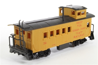 Driver's Caboose in Virginia & Truckee Livery