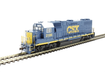 GP38-2 EMD 2186 of the CSX - digital fitted