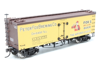 36' wooden reefer car 4751 'Peter Fox Beer'