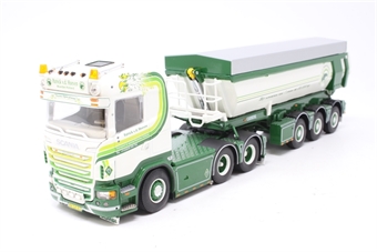 Scania R-series Highline with 3-axle tipper 'Patrick v.d. Hoeven'