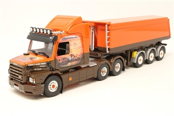 Scania T-series Streamline with tipper trailer 'O'Regan'
