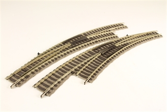 Set of 2 Profi-Track Curved Left Hand Points