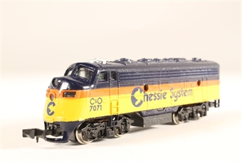 F9A EMD 7071 of the Chessie System