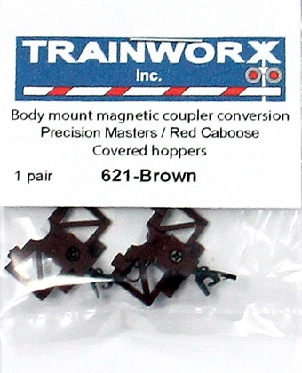 Body Mount Magnetic Coupler Conversion, Brown (1 Pair)