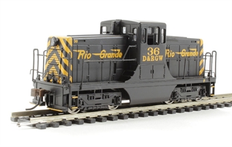 44-tonner GE 36 of the Rio Grande - digital fitted
