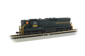 SD9 EMD 7607 of the Pennsylvania Railroad - digital sound fitted