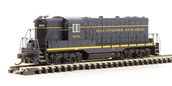 GP7 EMD 6414 of the Baltimore & Ohio - digital fitted