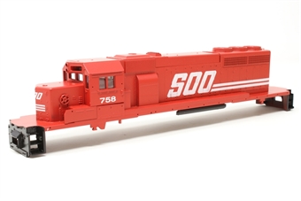 SD40-2 EMD 758 of the Soo Line