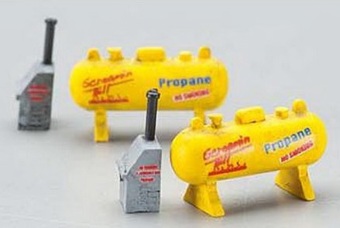 Small Propane Tank, Built-Up
