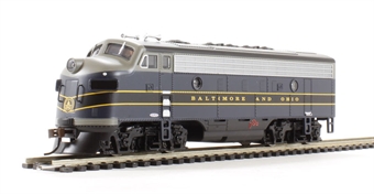 F7A EMD of the Baltimore & Ohio - unnumbered