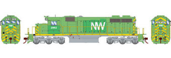 SD39 EMD 2962 of the Norfolk and Western - digital sound fitted