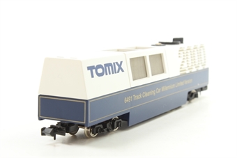 Track cleaning car