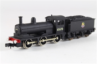 Class J25 0-6-0 65670 in BR black