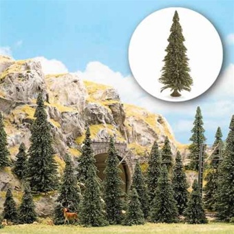 N/tt 40 Pine Trees With Bases HO scale