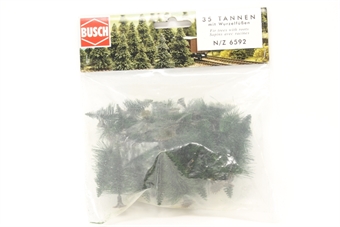 N 35 Pine Trees HO scale