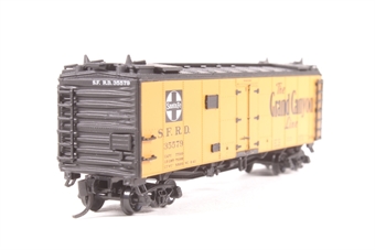 40' ice steel Santa Fe Rr-32 reefer of the Santa Fe - orange 35579