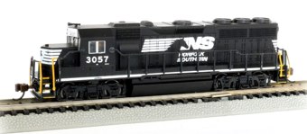 GP40 EMD 3057 of the Norfolk Southern - digital sound fitted
