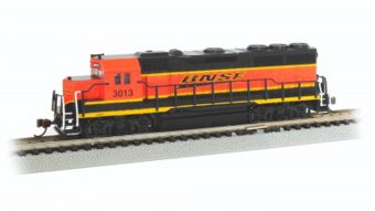 GP40 EMD 3013 of the BNSF - digital sound fitted