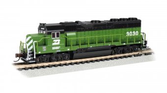 GP40 EMD 3030 of the Burlington Northern - digital sound fitted