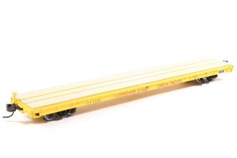 60' wood deck flat car of the Union Pacific - yellow 52521